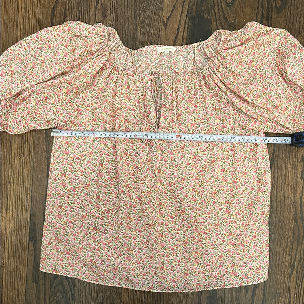 ANN MASHBURN Liberty of London Floral Pink Blouse - Picture 7 of 8